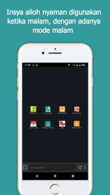 Muslim Browser screenshot 1