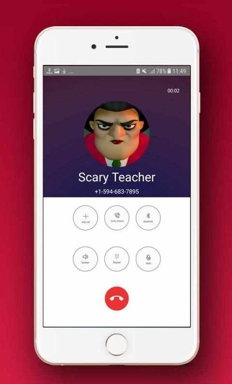Scary Teacher 3D™ Call You - Fake video call Prank स्क्रीनशॉट 2