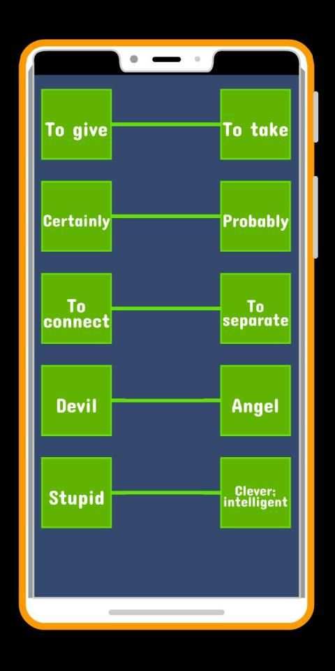 Opposite Words : Match Antonyms game screenshot 2