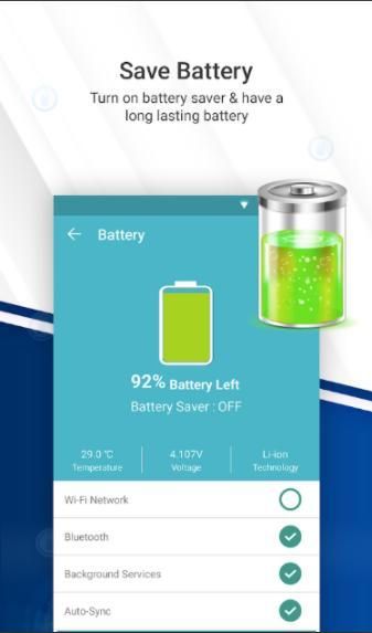 Battery Saver - Long life screenshot 1
