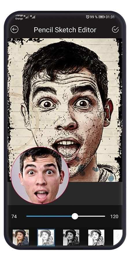 Photo Sketch Pencil Maker HD 3 تصوير الشاشة