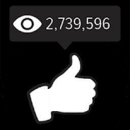 Video like. Subscribers, views and likes. आइकन