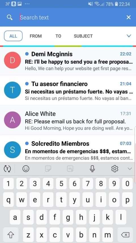 Email App for Hotmail, Outlook & Exchange Mail screenshot 2