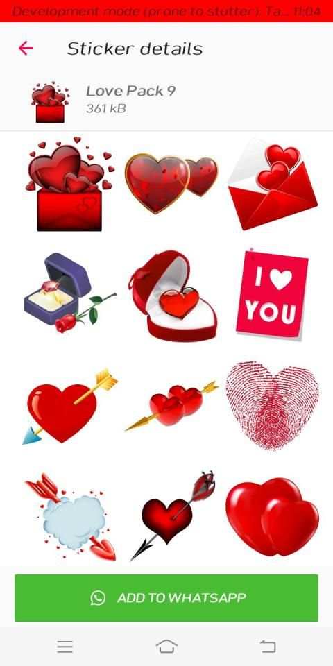 New Love ❤️ Stickers - WAStickerApps 2020 screenshot 2