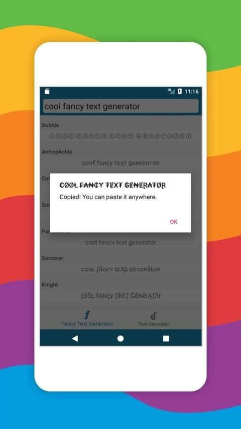 Cool Fonts - Cool Text Generator screenshot 1