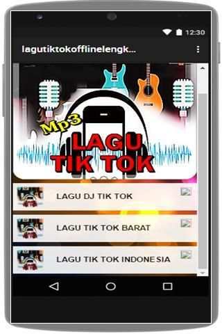 Lagu Tik Tok Offline Lengkap स्क्रीनशॉट 2