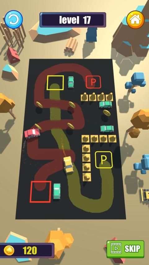 Draw Car : Park Master स्क्रीनशॉट 1