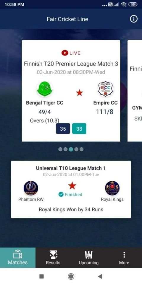 Fair Cricket Line स्क्रीनशॉट 1