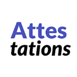 Attestation de déplacement أيقونة
