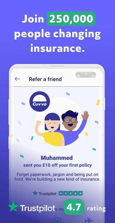 Cuvva: car, learner and travel insurance स्क्रीनशॉट 1
