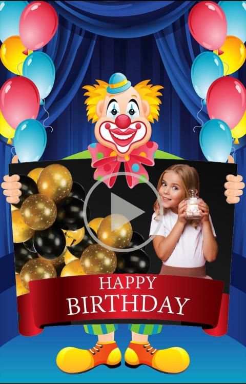 Birthday Video maker -Free screenshot 1