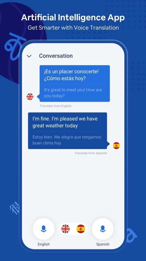 Voice To Voice Translator & Dictionary For Android screenshot 2
