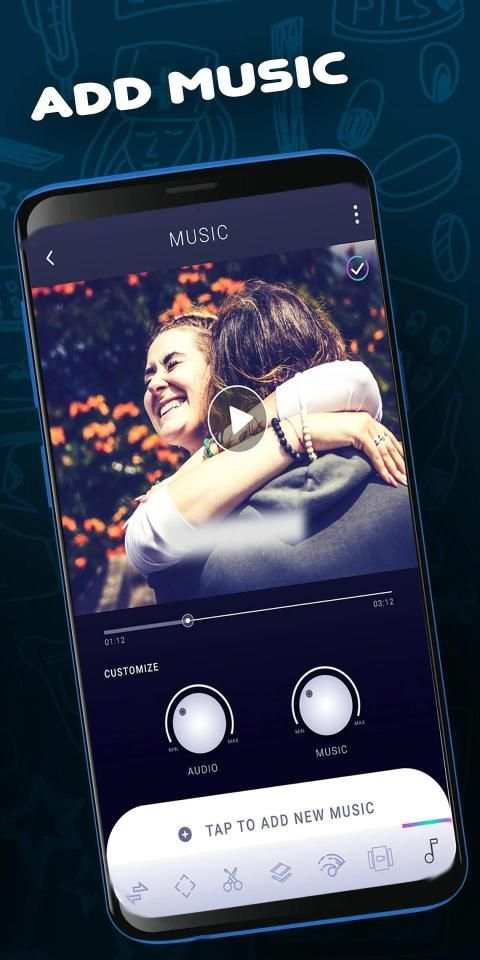 UniVideo- Free Video Editor स्क्रीनशॉट 3
