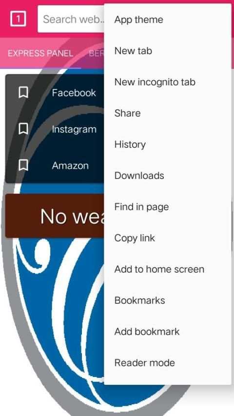Namo Browser : Indian Browser screenshot 1