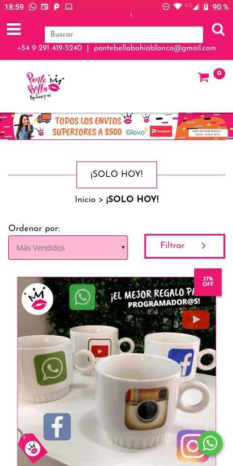 Ponte Bella Online screenshot 1