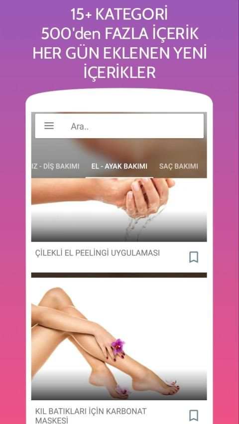 Cilt Bakımı - Doğal Güzellik - Cilt Sağlığı -Diyet screenshot 19