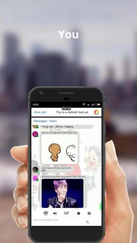 Chat for BTS Messenger 2 Real screenshot 1