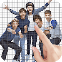 One Direction Color by Number - Pixel Art Game आइकन