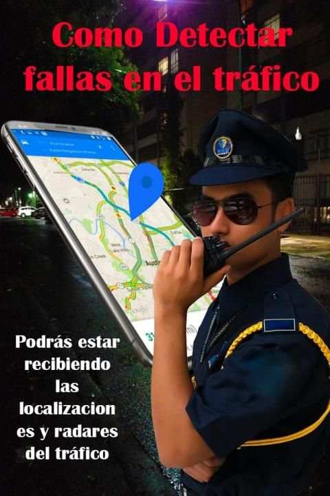 Detector de Policias Radares de transito tutorial screenshot 2