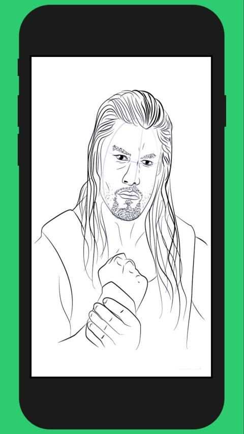 How To Draw WWE Superstars Step By Step screenshot 1