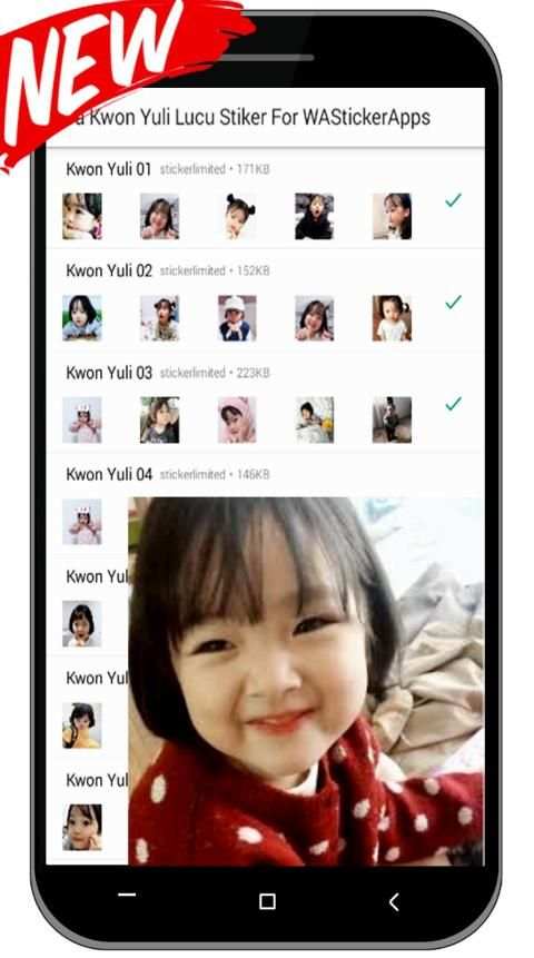 Wa Kwon Yuli Lucu Stiker For WAStickerApps screenshot 8