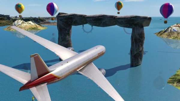 Take off Airplane Pilot Race Flight Simulator स्क्रीनशॉट 17