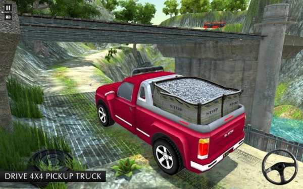 Offroad Pickup Truck Driving Free Simulation Game स्क्रीनशॉट 5