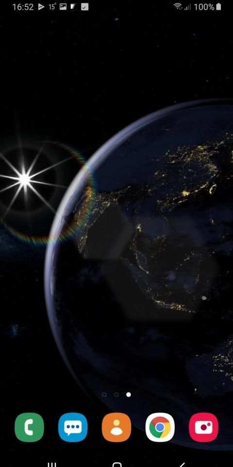 Earth Planet 3D Live Wallpaper स्क्रीनशॉट 5