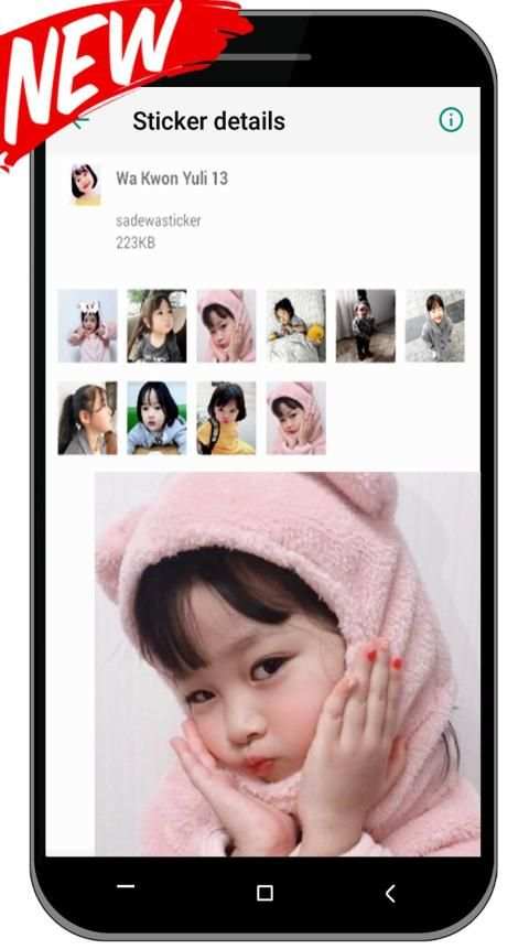 Stiker Wa Kwon Yuli Lucu Dan Imut WAStickerApps screenshot 3