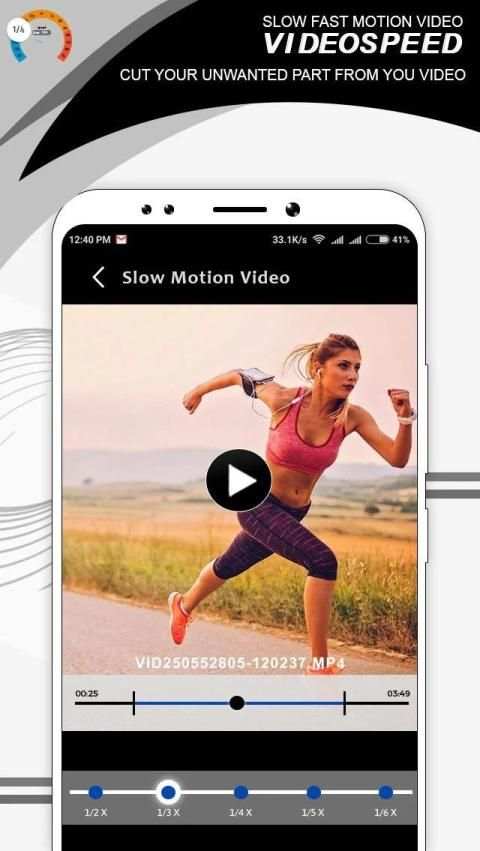 Slow Fast Motion Video – VideoSpeed स्क्रीनशॉट 2