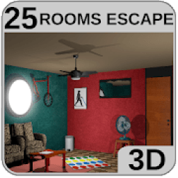 3D 25 Rooms Escape icon