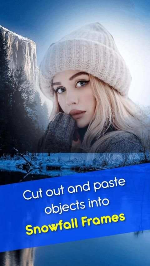 Snowfall Photo Frames स्क्रीनशॉट 3