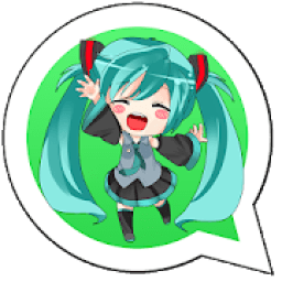 Stickers : Miku Stickers for WhatsApp आइकन