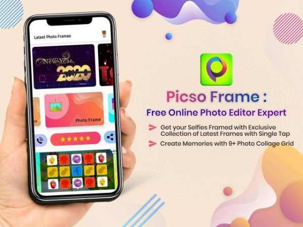 Picsoframe : Photo frame, editor, collage maker स्क्रीनशॉट 6