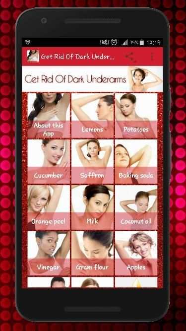 Get Rid Of Dark Underarms Naturally Tips screenshot 5