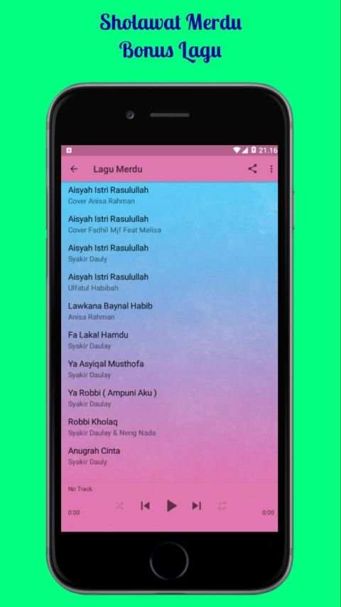 Lagu Sholawat Aisyah Istri Rasulullah screenshot 2