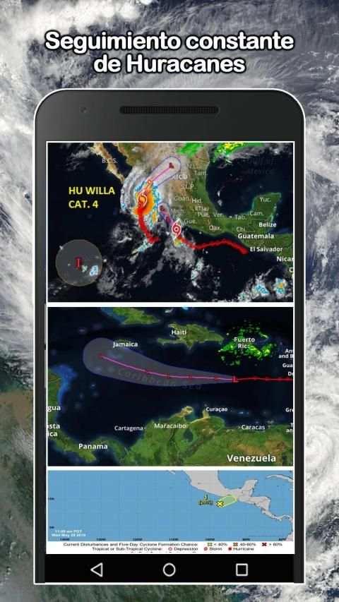 Huracanes y Tormentas - Monitor en vivo GRATIS screenshot 4