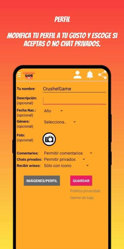 Crushel Game - Comunidad Gamer - Reúne amigos screenshot 3