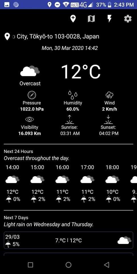 Weather Today - Forecast स्क्रीनशॉट 8