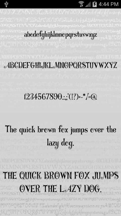 Cute Fonts for FlipFont® Free screenshot 1