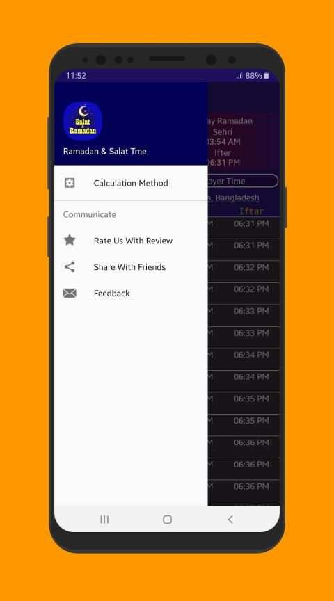 মাহে রমজান ২০২০ ও নামাজের সময়সূচী | Ramadan 2020 screenshot 3