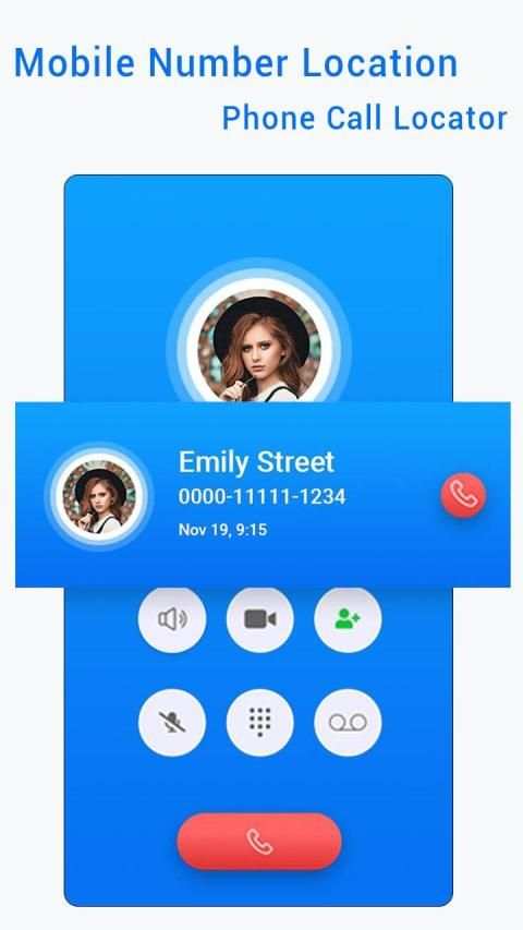 Mobile Number Location - Phone call Locator स्क्रीनशॉट 1