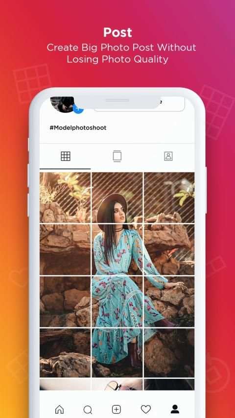 PhotoSplit - Photo Grid Maker स्क्रीनशॉट 1