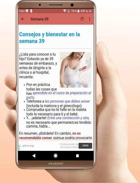 Embarazo Semana a Semana स्क्रीनशॉट 1