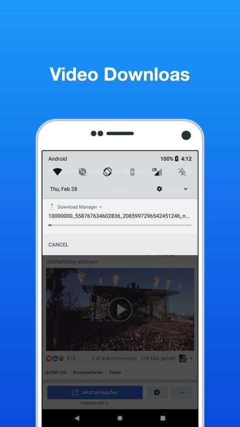 Video Downloader for Facebook screenshot 3