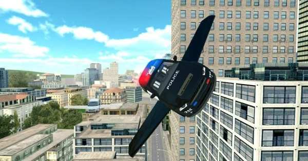 Flying Police Car Simulator स्क्रीनशॉट 5