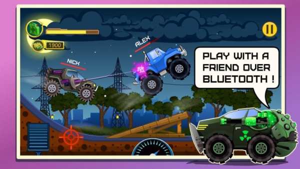Mad Hill Racing: Bluetooth स्क्रीनशॉट 1