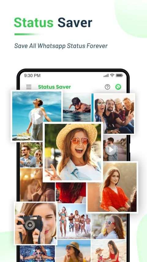Status Saver - Downloader for Whatsapp स्क्रीनशॉट 1