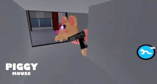 Piggy Mouse Horror Game Granny Obby Mod screenshot 2