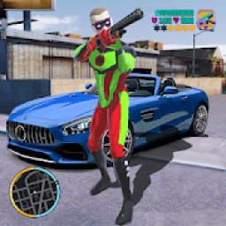 Immortal Captain Hero Flying Spider Rescue Mission आइकन